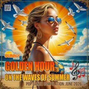 Golden Hour On The Waves Of Summer